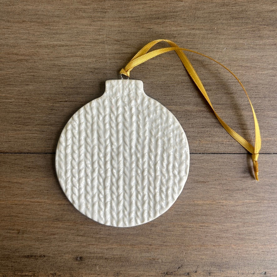 Embossed Holiday Ornaments