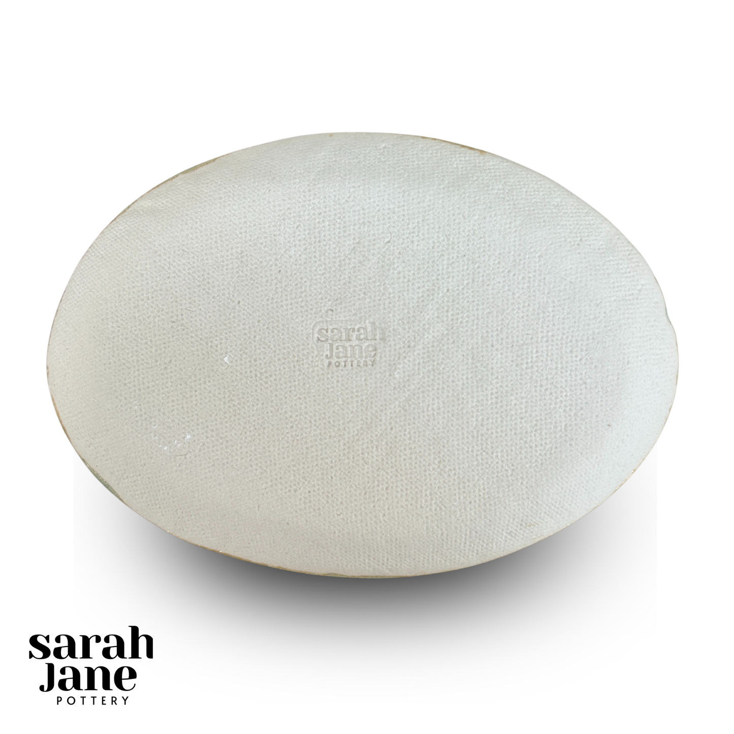 Small Oval Basketweave Dish - Oatmeal