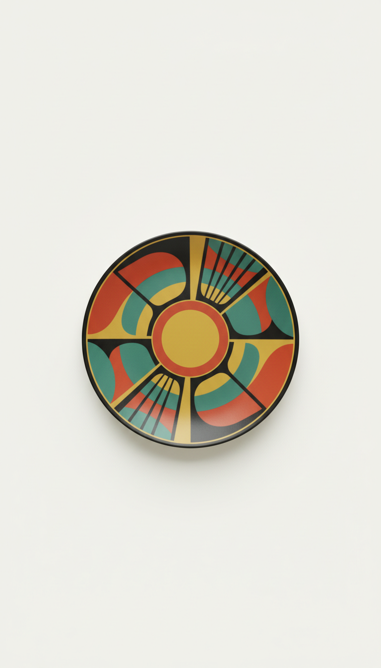 Reimagined Midcentury Pattern Plate