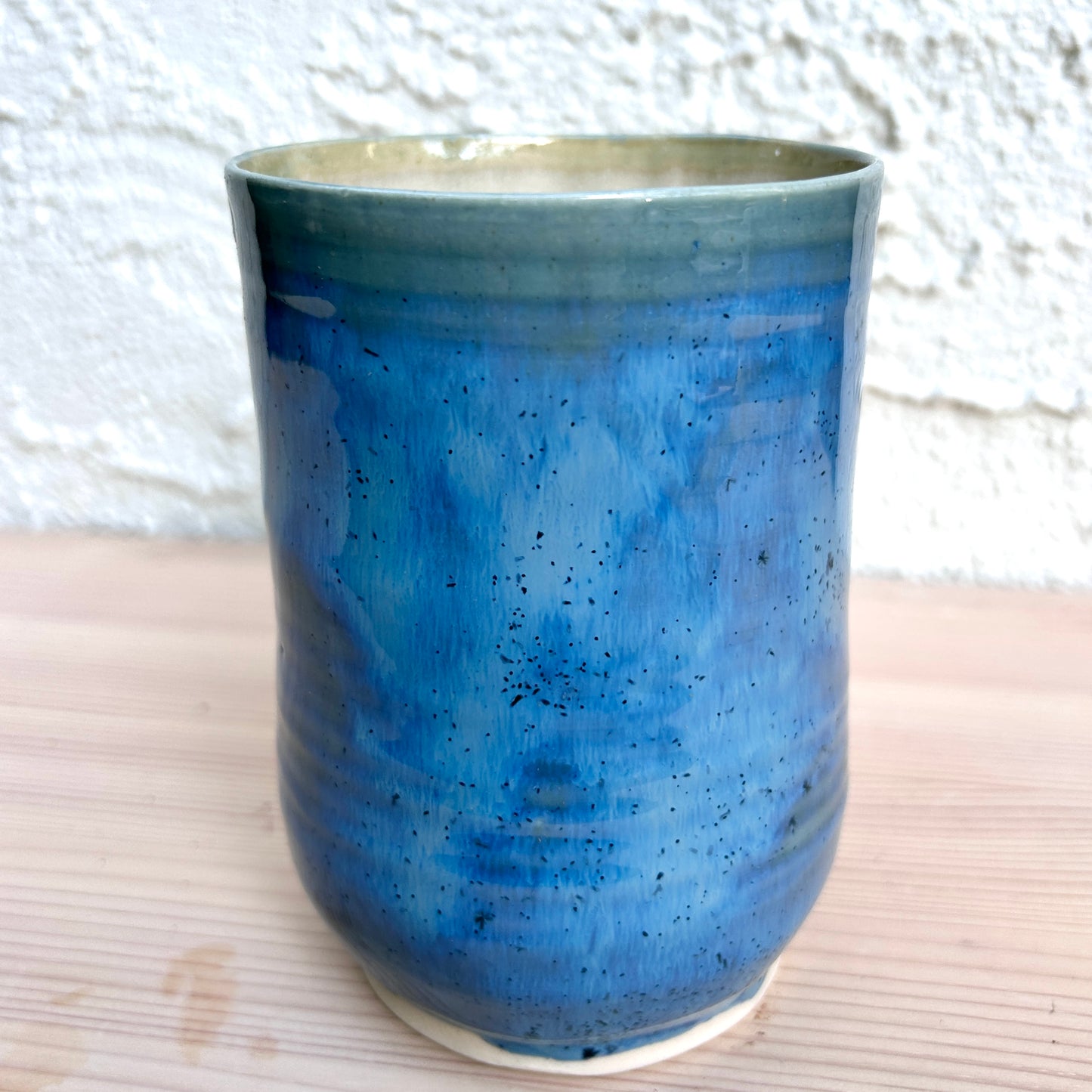 Blue Butterfly Vase