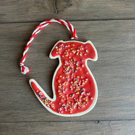 Holiday Cookie Ornaments - Dog