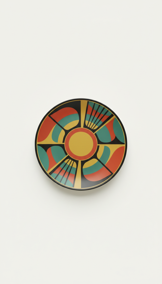 Reimagined Midcentury Pattern Plate