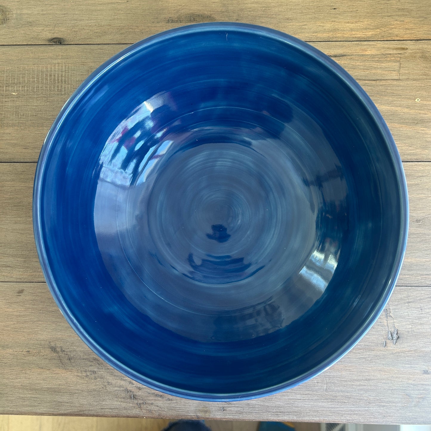 Large Serving Bowl | Blue Celadon with Snowflakes