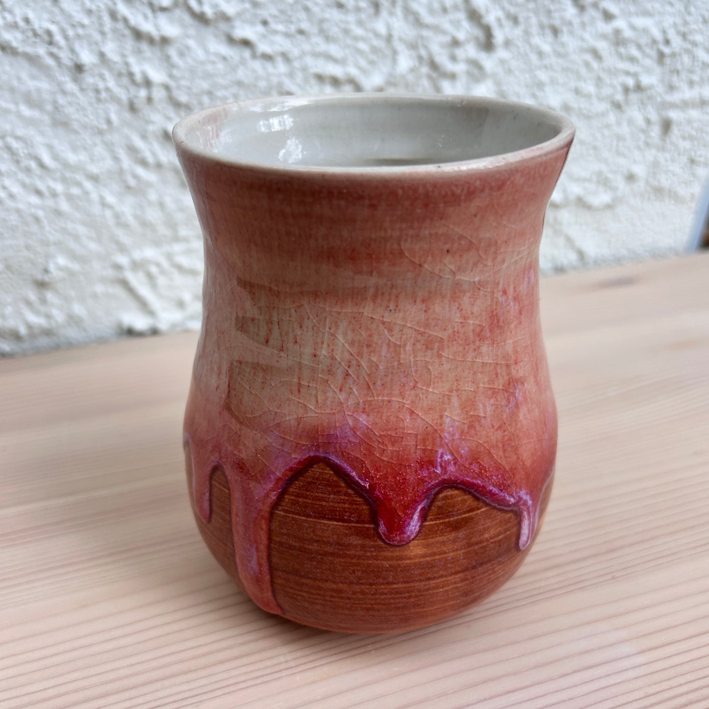 Small Vase | Magenta Drip