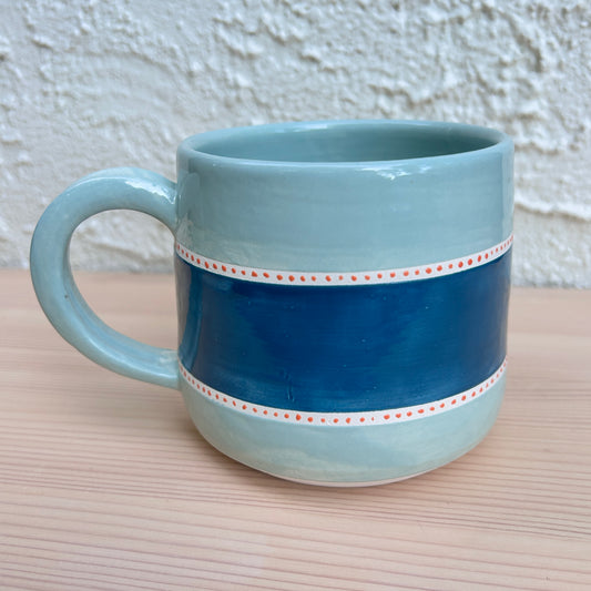 Handle Anything Mug | Blue Stripes