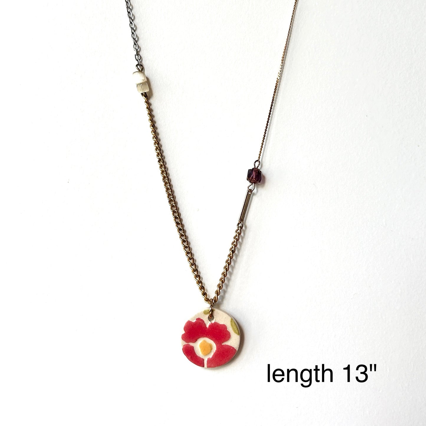 Ceramic Charm Necklace