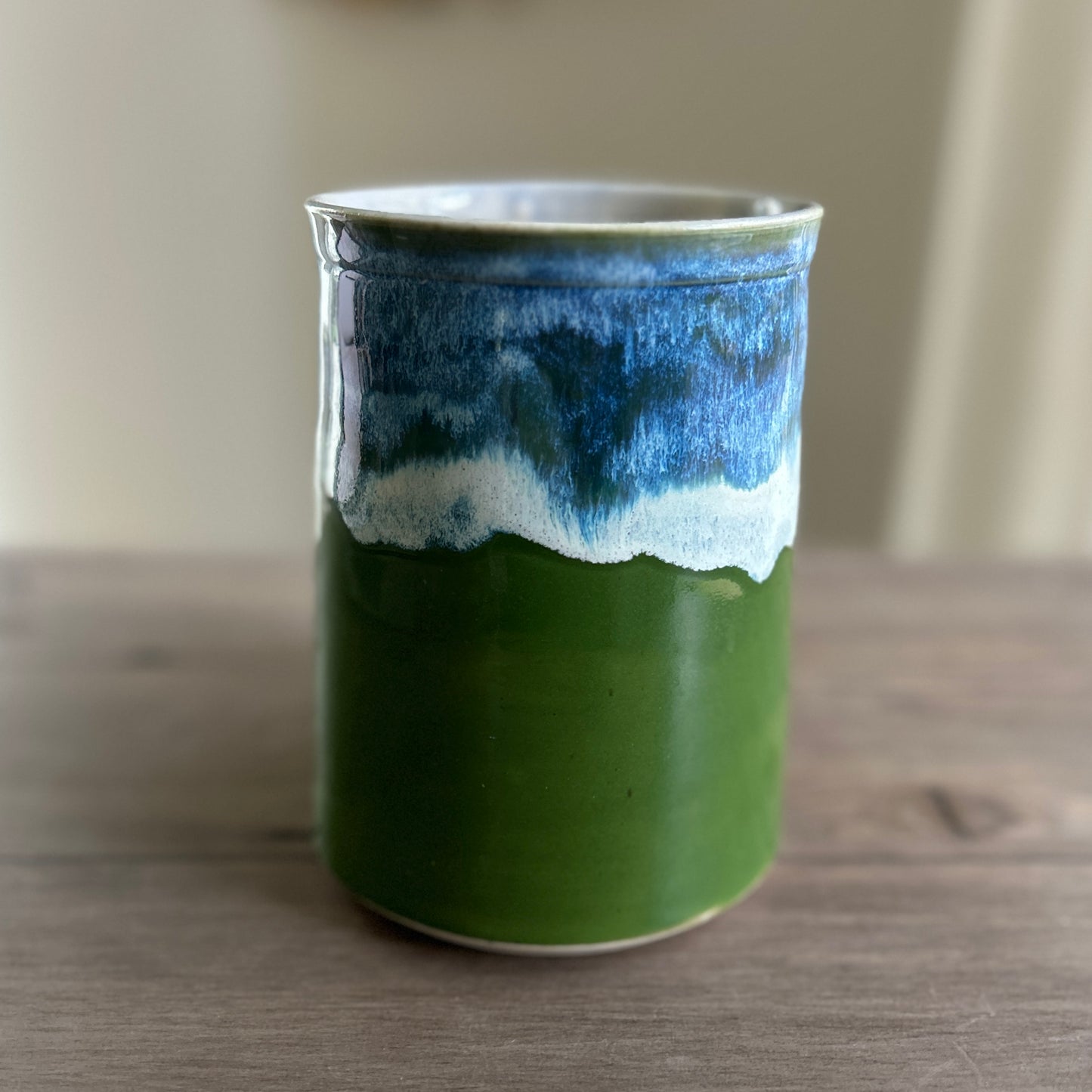 Large Vase | Green Waves