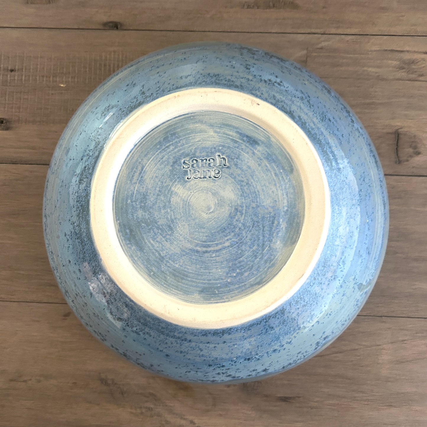 Large Serving Bowl | Denim Blue Crystal