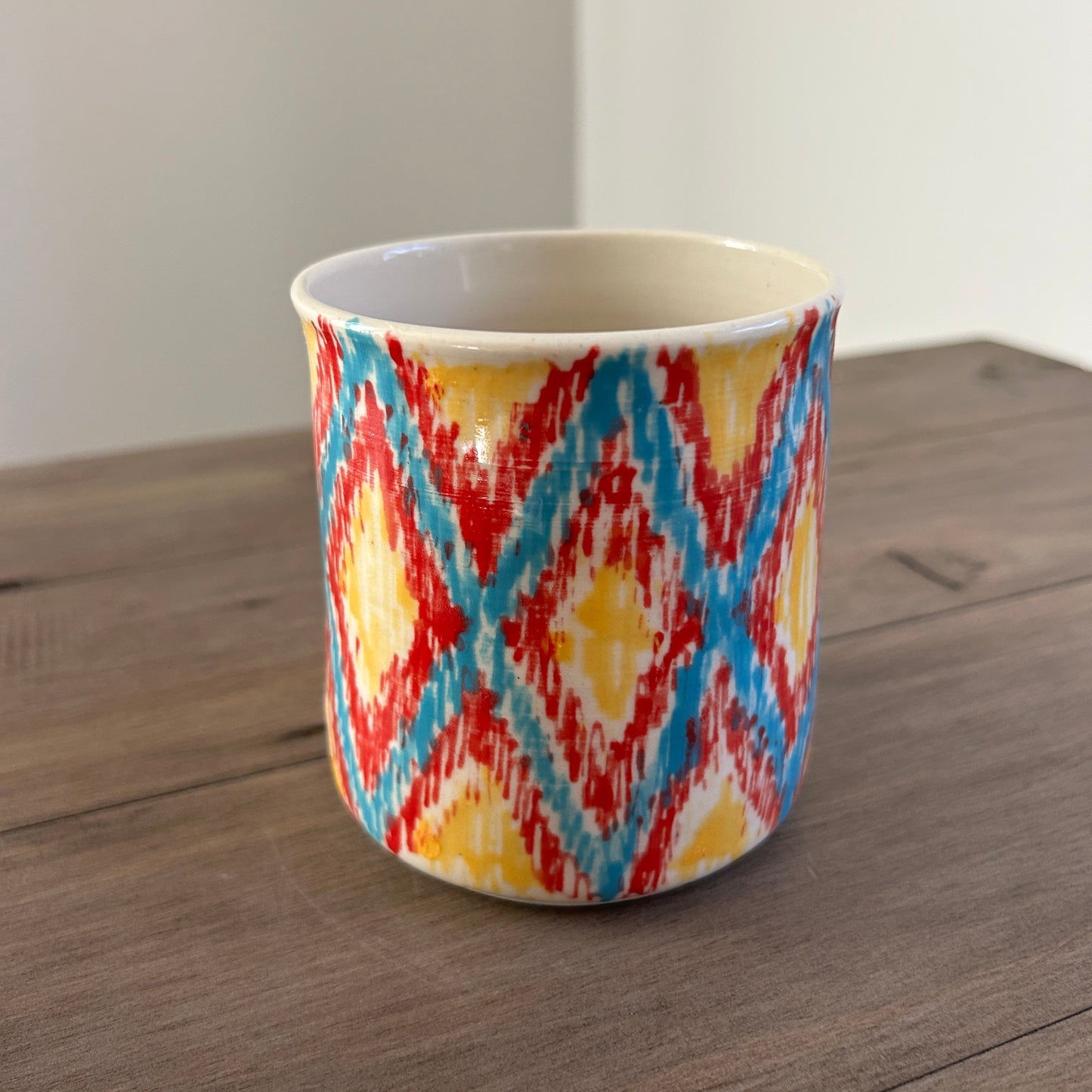 Hand Painted Ikat Tumblers