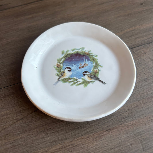 Trinket Dish - Winter Birds