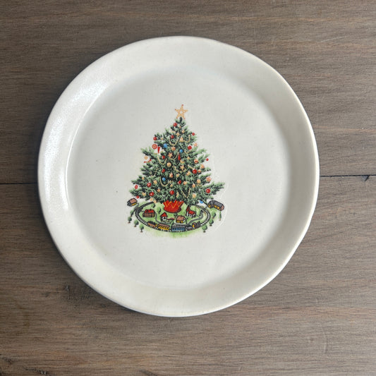 5.5" Appetizer/Dessert Christmas Tree Plates