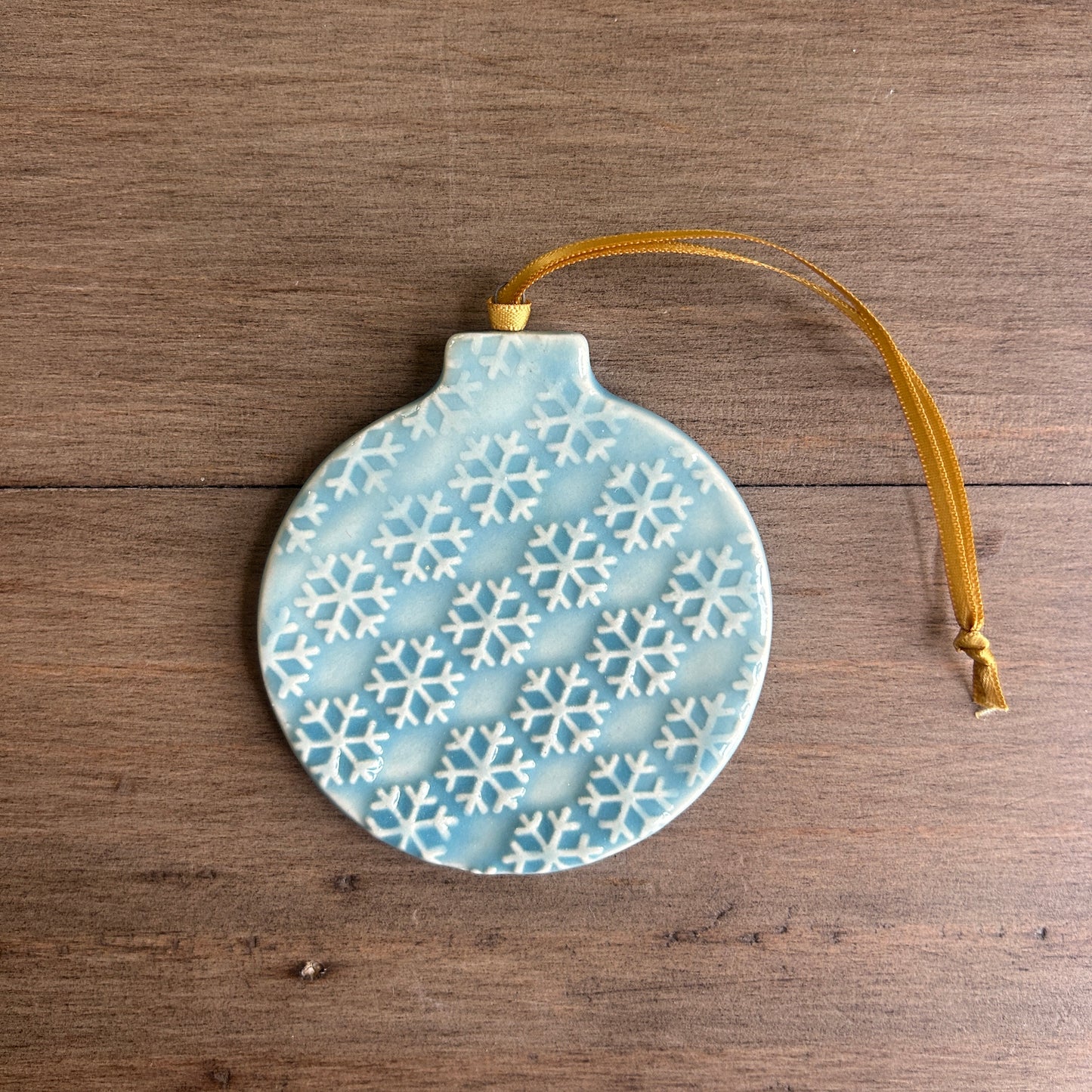 Embossed Holiday Ornaments