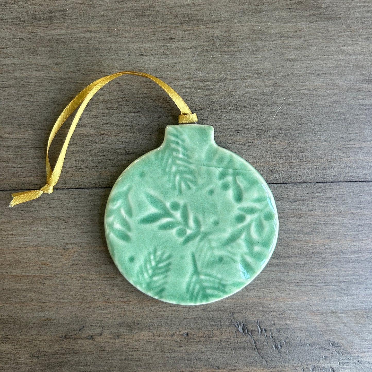 Embossed Holiday Ornaments