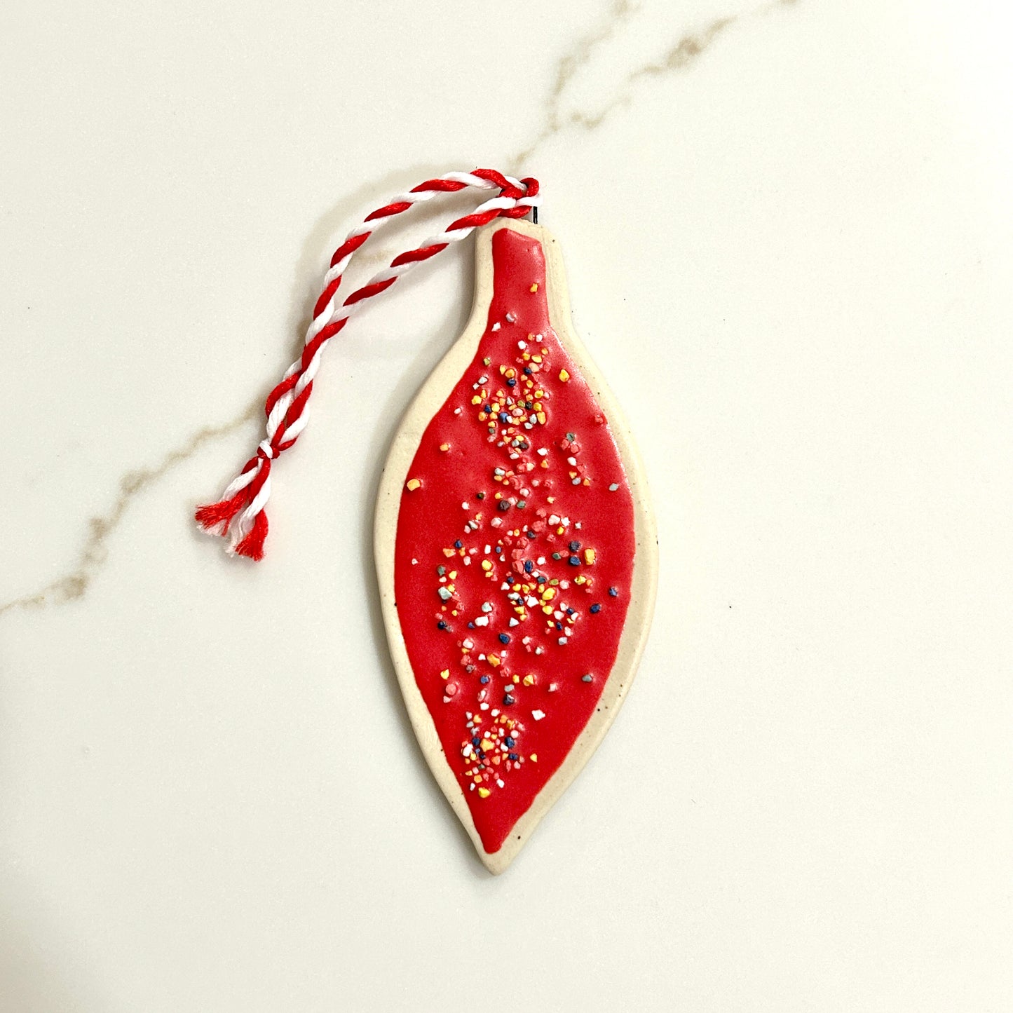 Holiday Cookie Ornaments - Light Bulbs