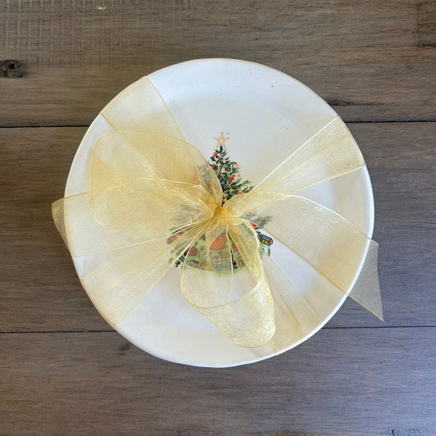 5.5" Holiday Plate Sets - Christmas Tree