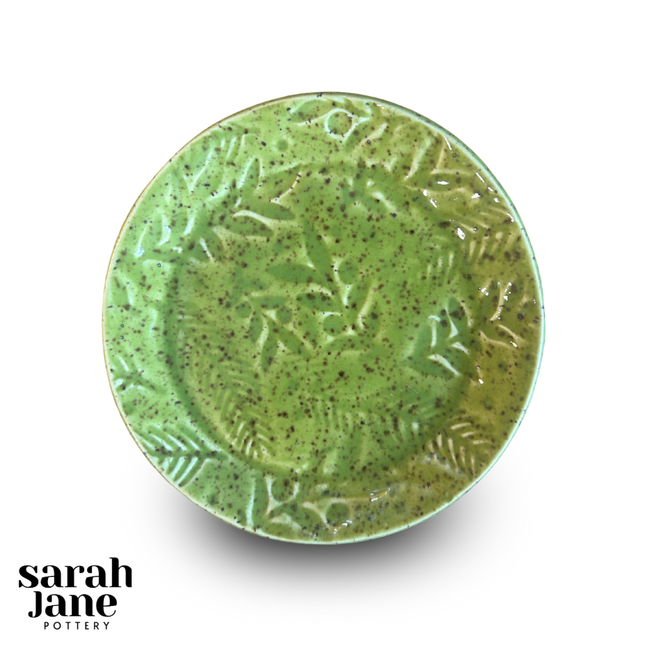 Trinket Dishes - Ivy Green Berries + Leaves Pattern